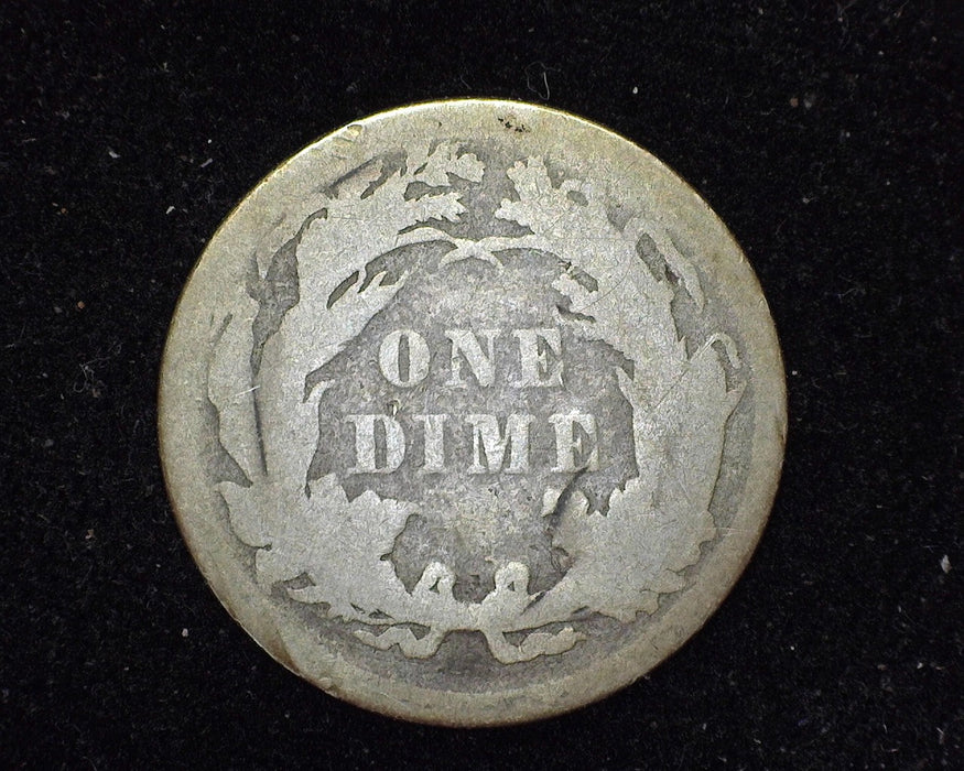 1883 Liberty Seated Dime VG Scratch - US Coin