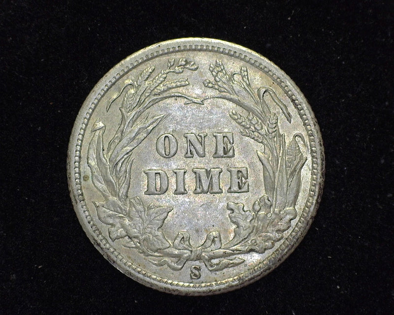1906 S Barber Dime AU-50 - US Coin