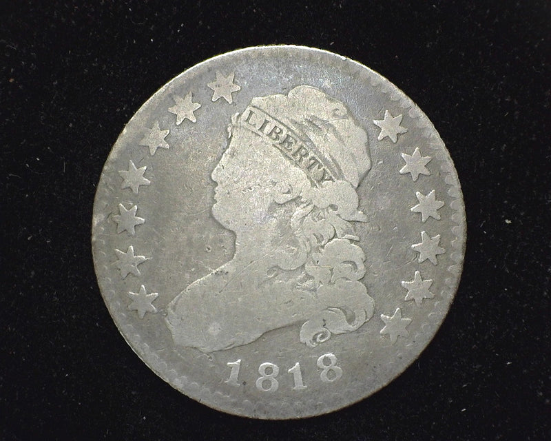 1818 Capped Bust Quarter VG - US Coin