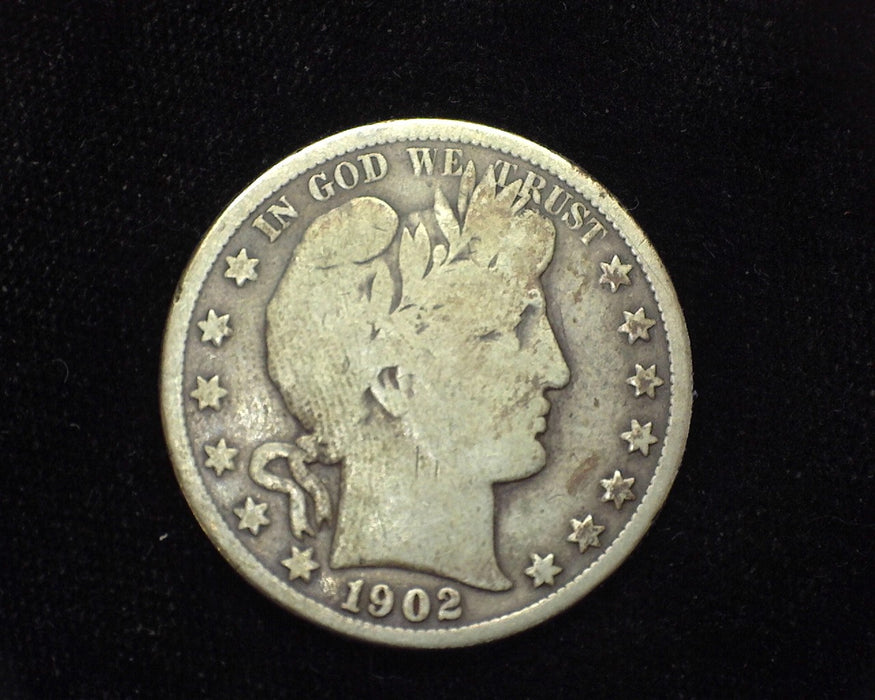 1902 Barber Half Dollar VG - US Coin