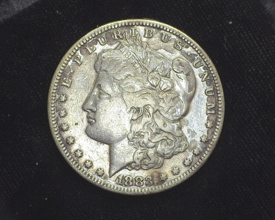 1883 S Morgan Dollar F Vleaned - US Coin