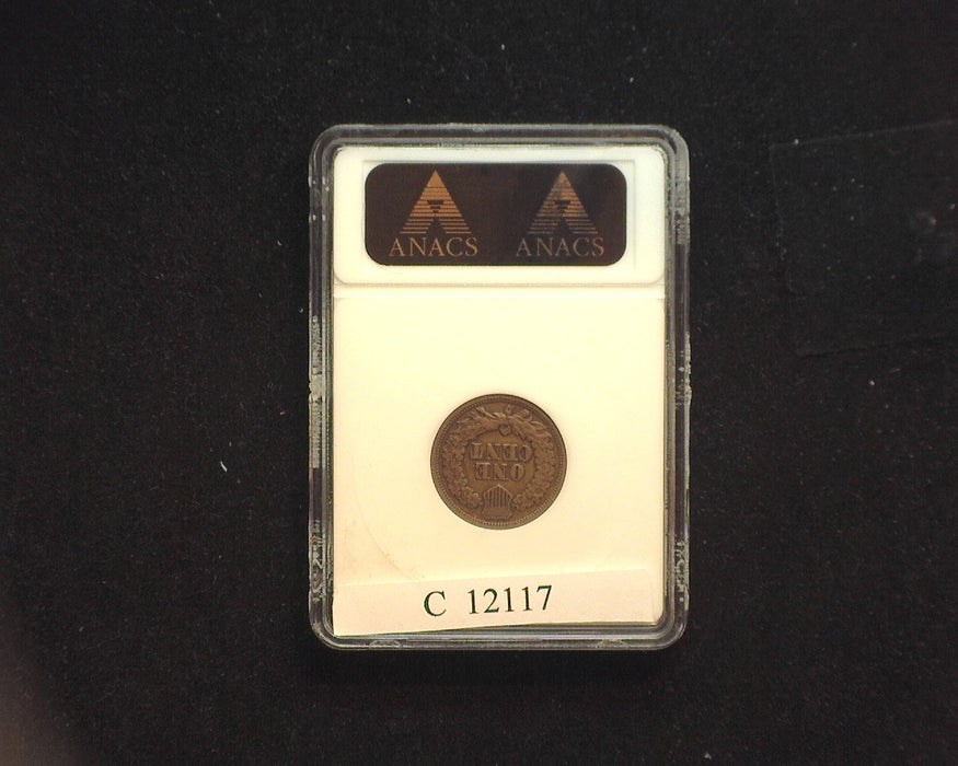 1863 1c Indian Head Penny/Cent ANACS EF 40 - US Coin