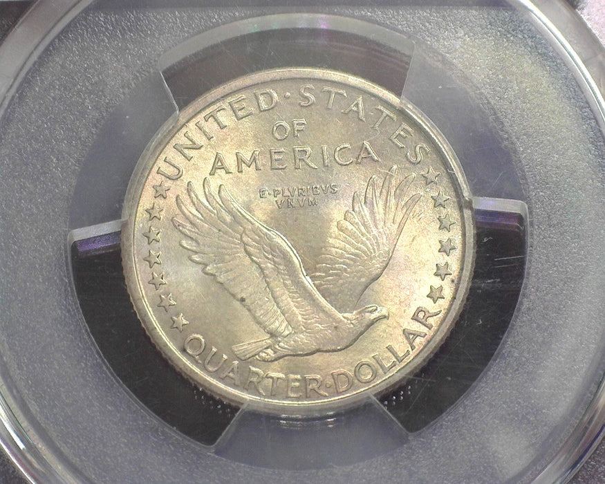 1917 Type 1 Standing Liberty Quarter MS 62 FH PCGS - US Coin