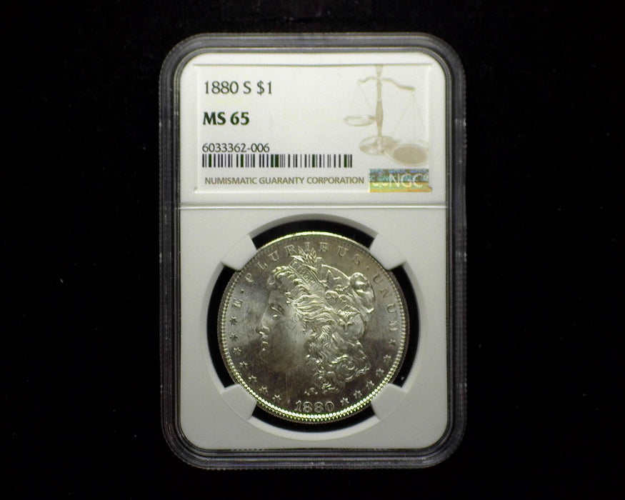 1880 Morgan Dollar NGC - MS65 - US Coin