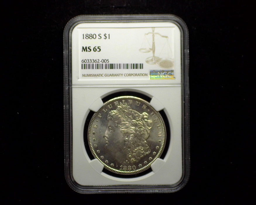 1880 Morgan Dollar NGC - MS65 - US Coin