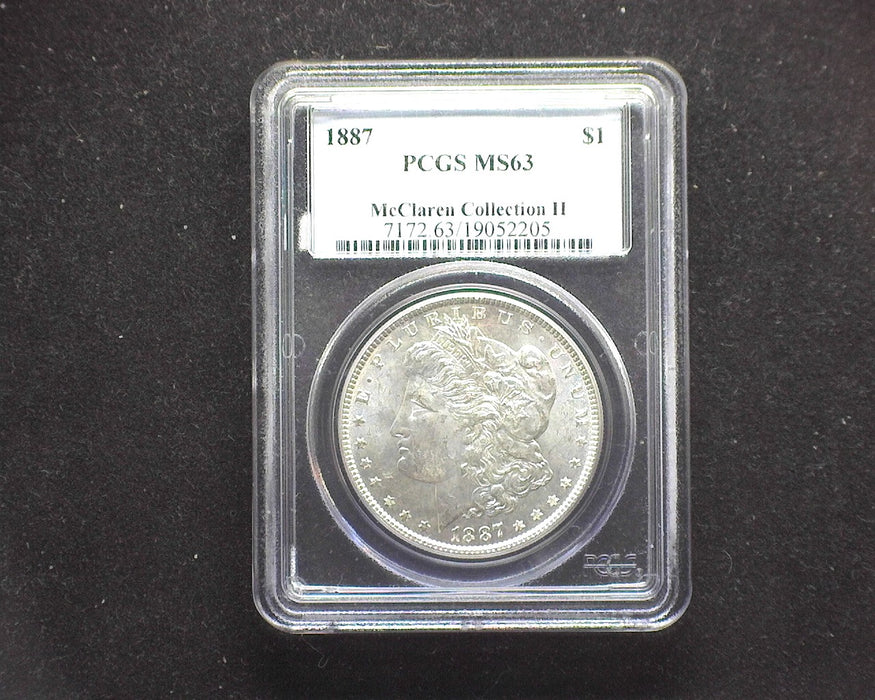 1887 Morgan Dollar PCGS - MS63 - US Coin