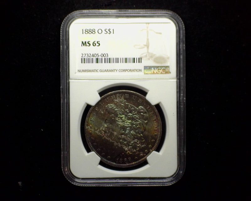 1888 O Morgan Dollar NGC - MS65 - US Coin