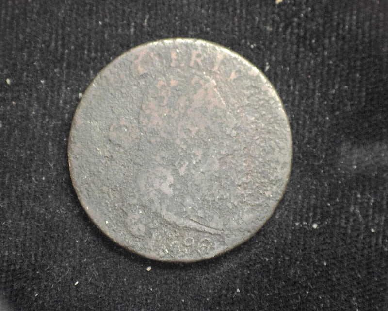1796 Large Cent Draped Bust Cent Pitted - US Coin