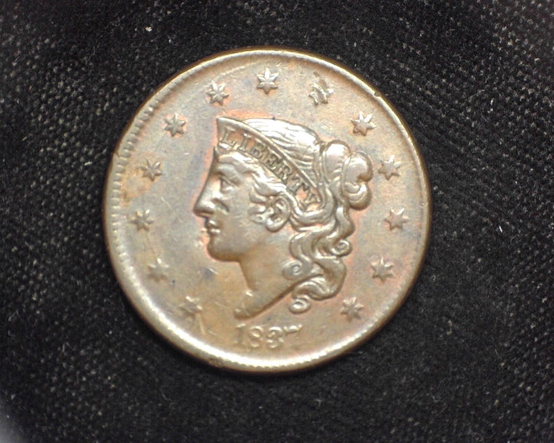 1837 Classic Head Large Cent AU-50 - US Coin