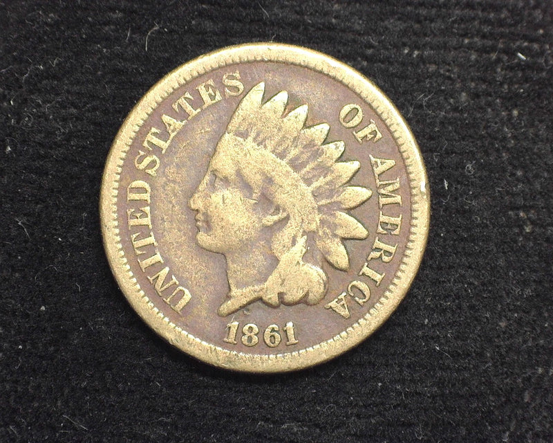 1861 Indian Head Penny/Cent G - US Coin