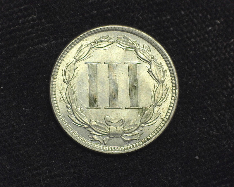 1865 Three Cent Nickel BU - US Coin