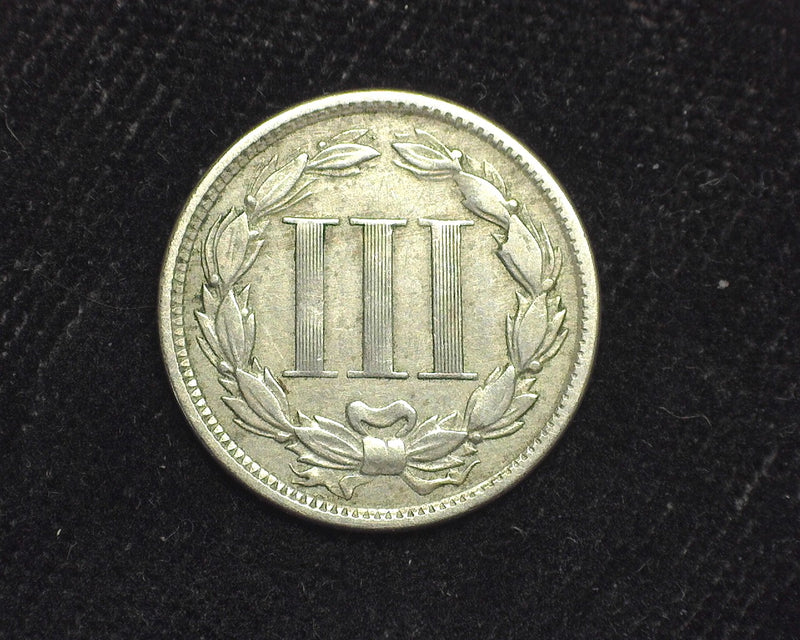 1865 Three Cent Nickel VF - US Coin