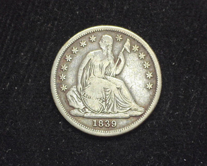 1839 O Liberty Seated Dime Abt F - US Coin