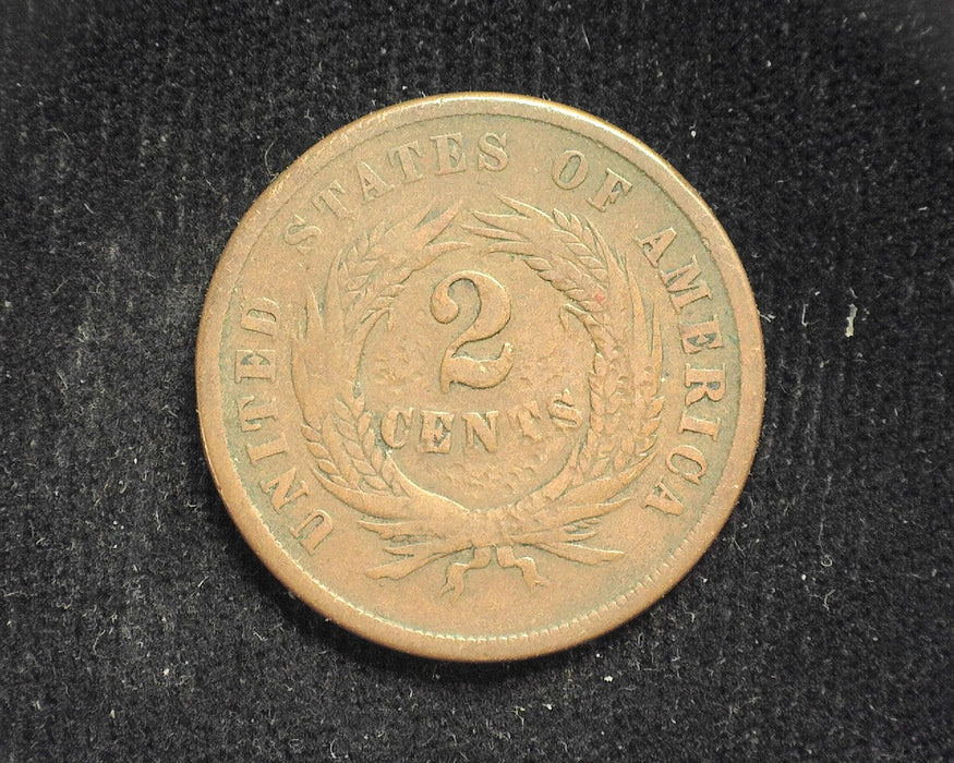 1865 Two Cent Piece G - US Coin