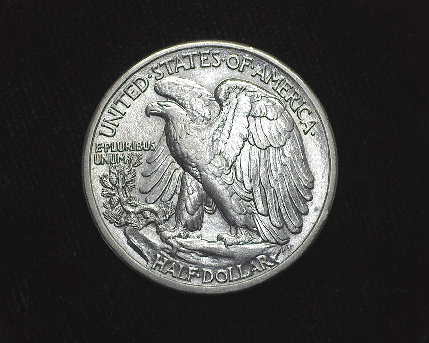 1916 D Liberty Walking Half Dollar AU-50 - US Coin