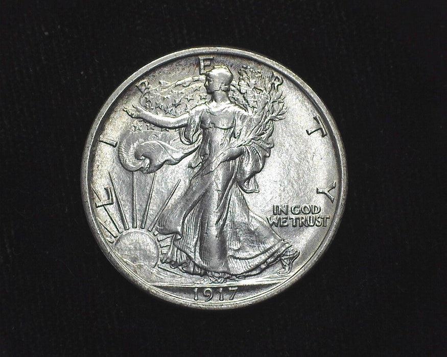 1917 Liberty Walking Half Dollar XF/AU Cleaned - US Coin