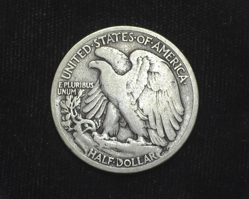 1917 D Obv Liberty Walking Half Dollar F - US Coin