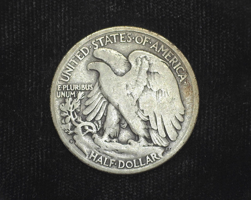 1917 D Liberty Walking Half Dollar VG - US Coin