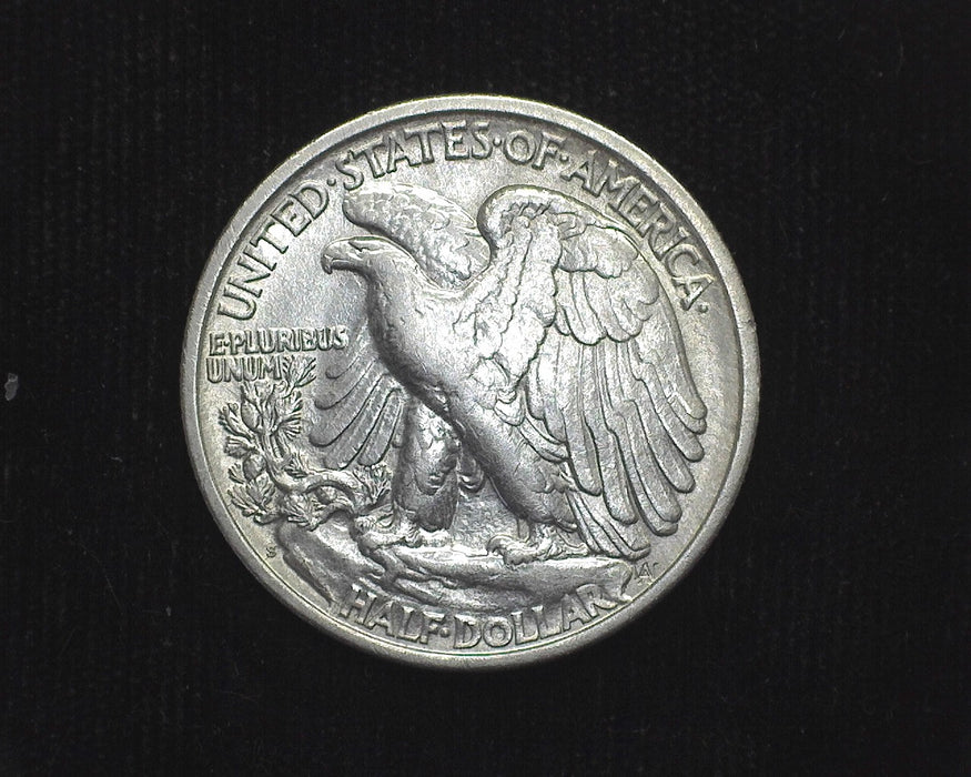 1917 S Liberty Walking Half Dollar F Cleaned - US Coin