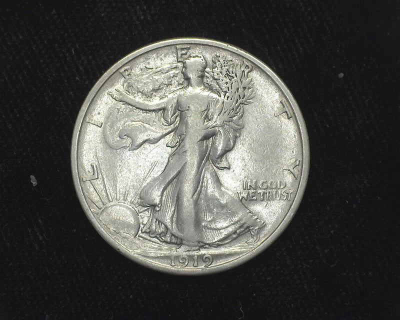 1919 S Liberty Walking Half Dollar F - US Coin
