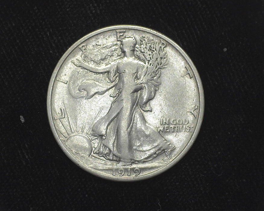 1919 S Liberty Walking Half Dollar F - US Coin