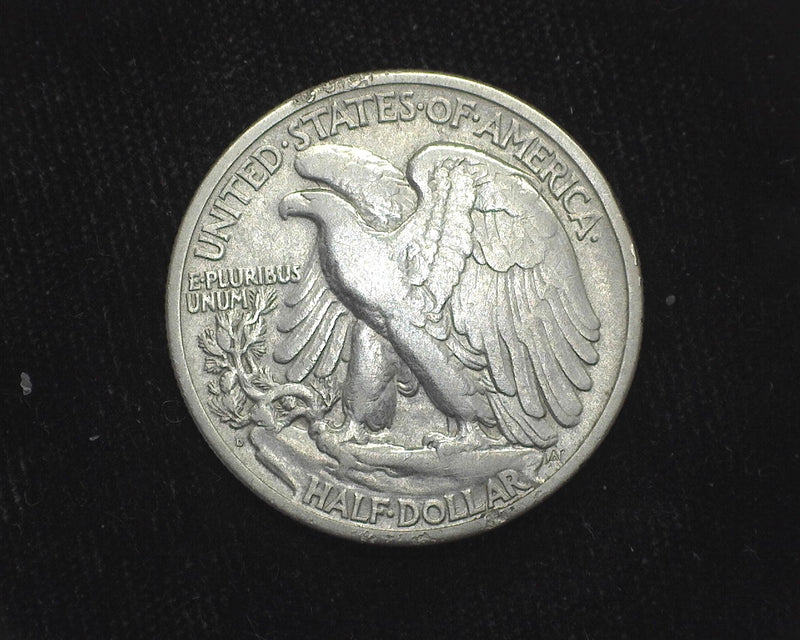 1920 D Liberty Walking Half Dollar F/VF - US Coin