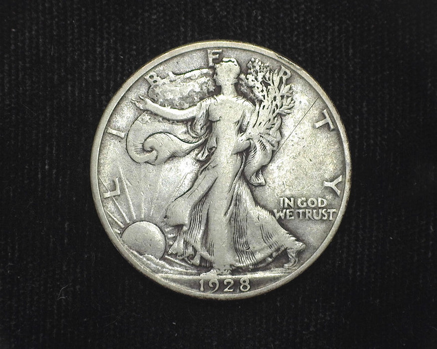 1928 S Liberty Walking Half Dollar F - US Coin