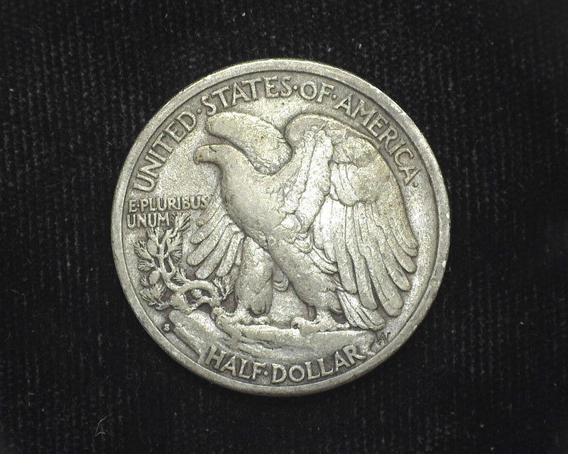 1929 S Liberty Walking Half Dollar F - US Coin