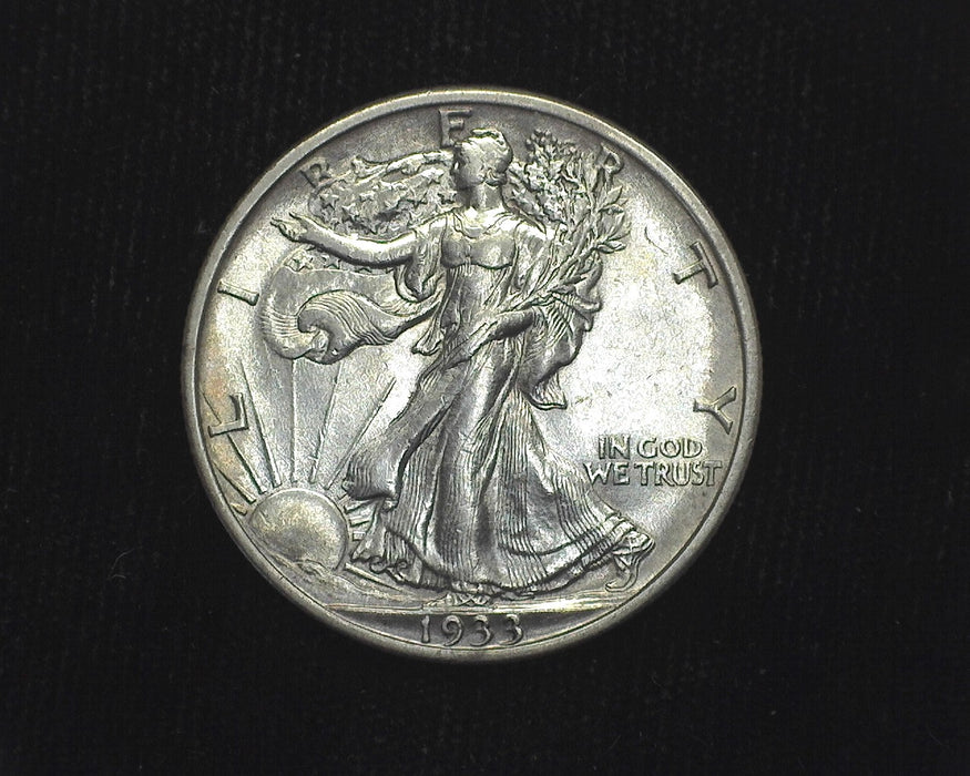 1933 S Liberty Walking Half Dollar AU-50 - US Coin