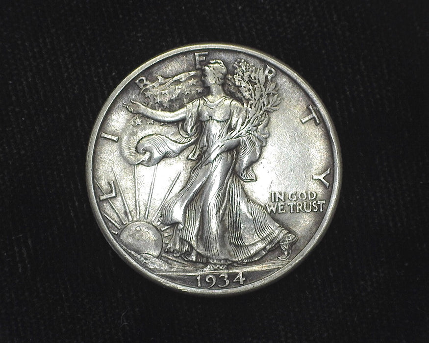 1934 D Liberty Walking Half Dollar XF - US Coin