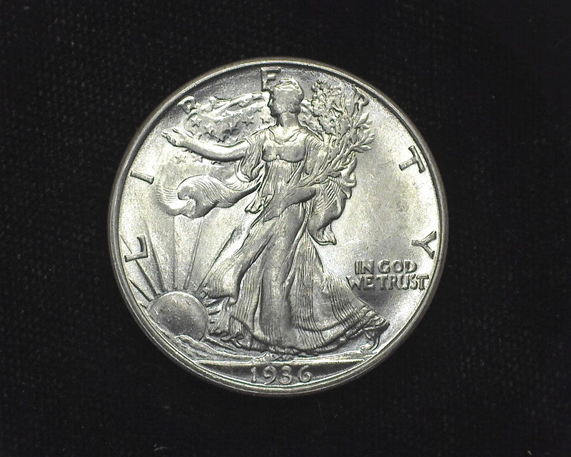 1936 D Liberty Walking Half Dollar BU Choice - US Coin