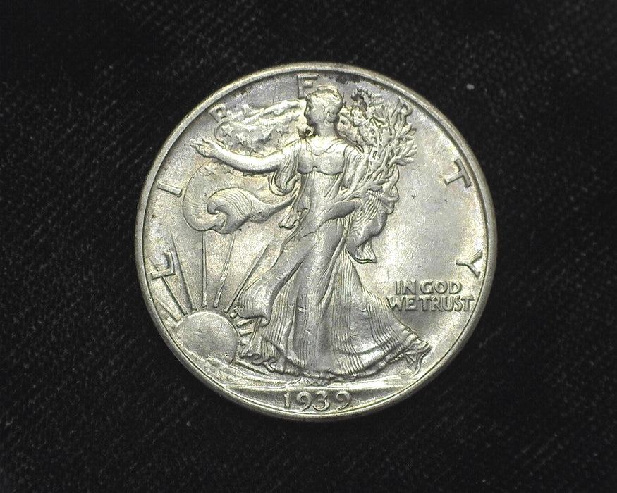 1939 D Liberty Walking Half Dollar AU - US Coin