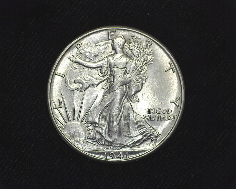 1941 D Liberty Walking Half Dollar AU-58 - US Coin