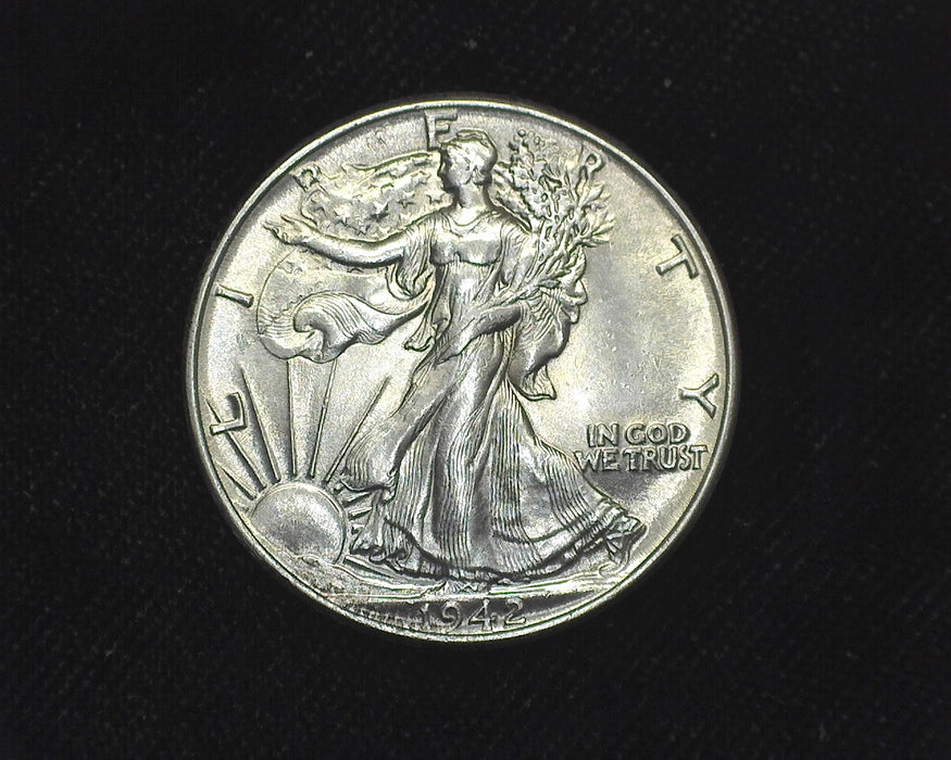 1942 Liberty Walking Half Dollar BU - US Coin