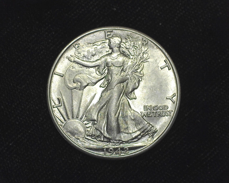 1942 D Liberty Walking Half Dollar UNC - US Coin