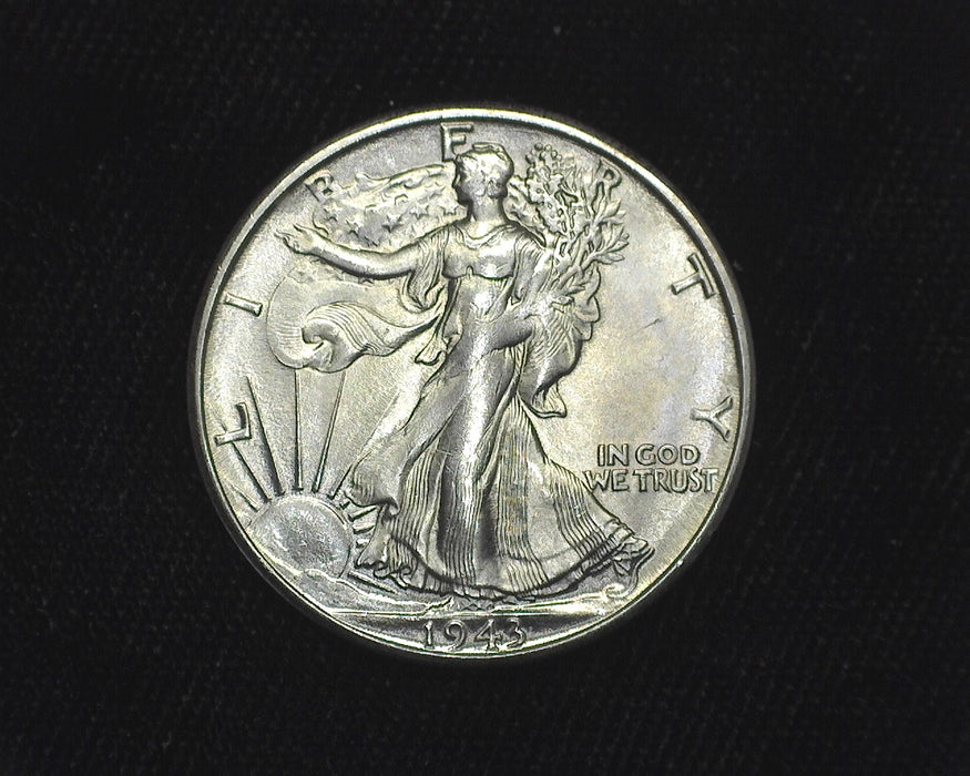 1943 S Liberty Walking Half Dollar BU Choice - US Coin