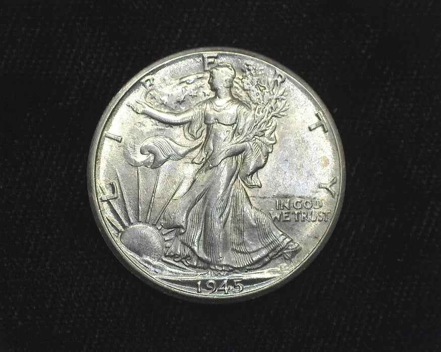 1945 D Liberty Walking Half Dollar BU - US Coin
