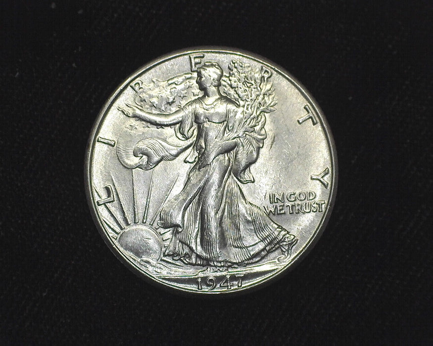 1947 D Liberty Walking Half Dollar BU Choice - US Coin