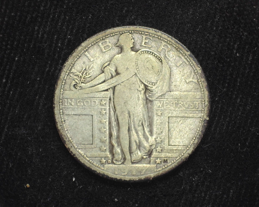 1917 D Type 1 Standing Liberty Quarter G - US Coin