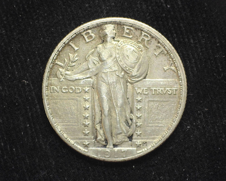 1917 Type 2 Standing Liberty Quarter XF-40 - US Coin