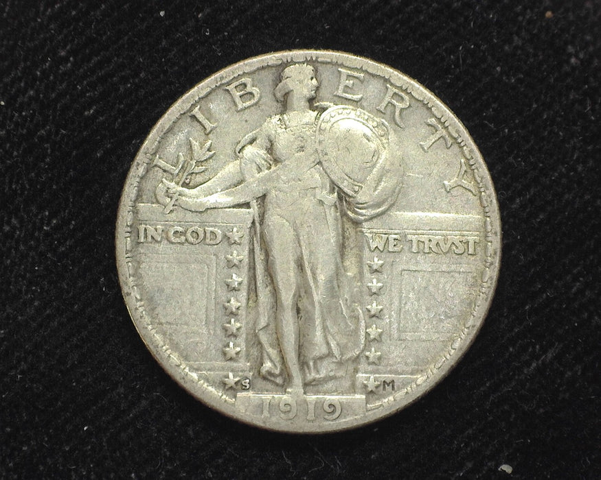 1919 S Standing Liberty Quarter VF - US Coin