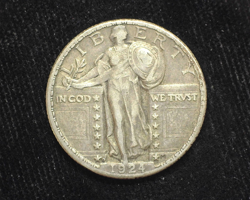 1924 D Standing Liberty Quarter VF/XF - US Coin