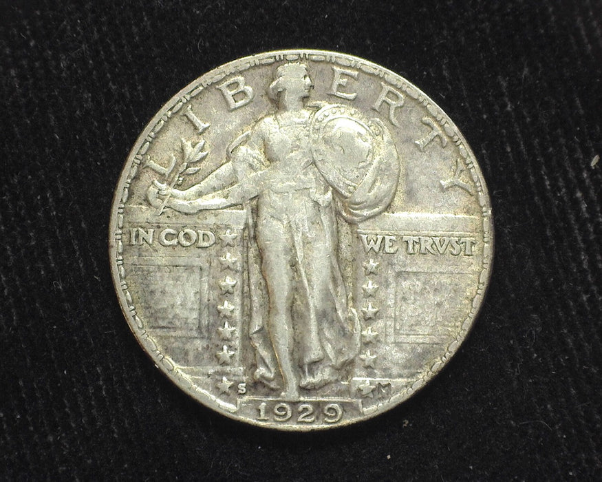 1929 S Standing Liberty Quarter VF/XF - US Coin