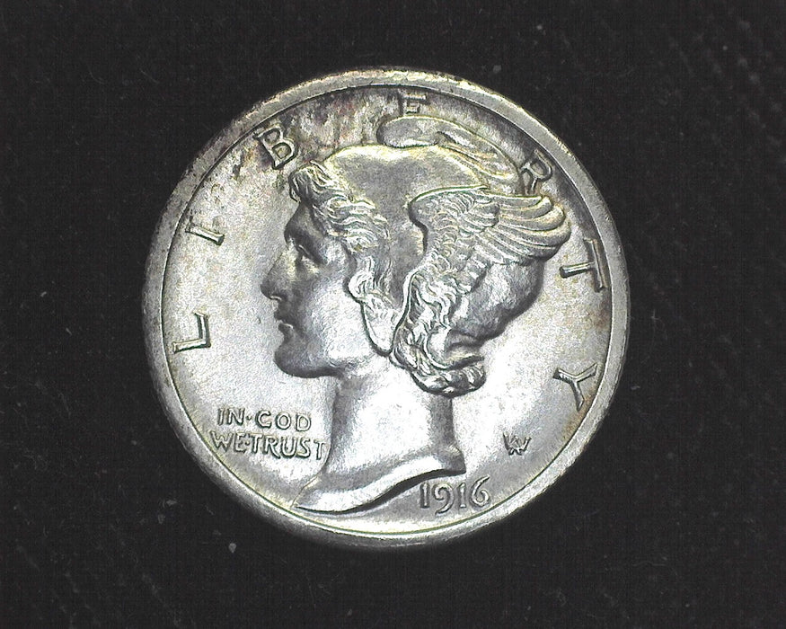 1916 S Mercury Dime UNC - US Coin