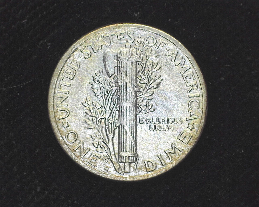 1918 D Mercury Dime AU-50 - US Coin