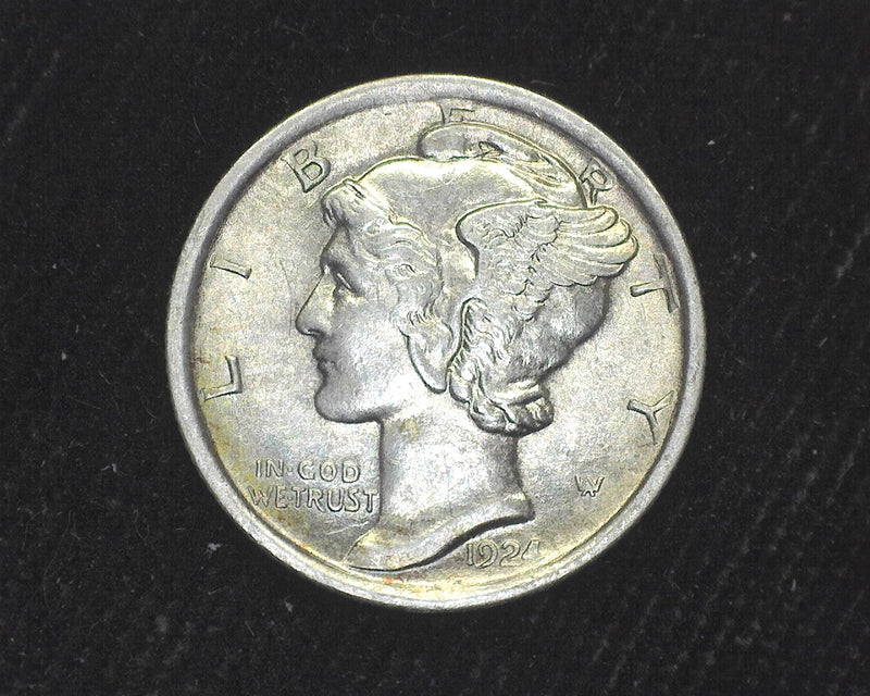1924 Mercury Dime UNC - US Coin