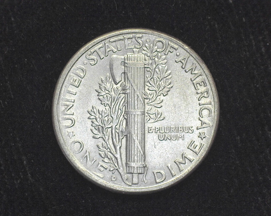 1927 D Mercury Dime AU-50 - US Coin