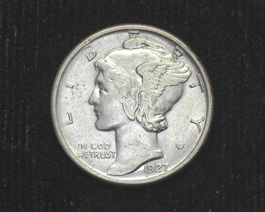 1927 D Mercury Dime AU-50 - US Coin