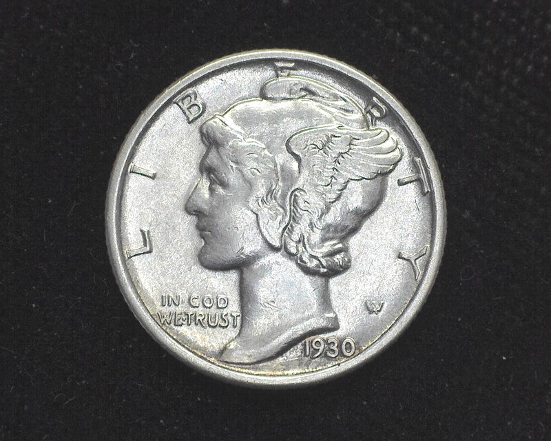 1930 S Mercury Dime XF/AU - US Coin