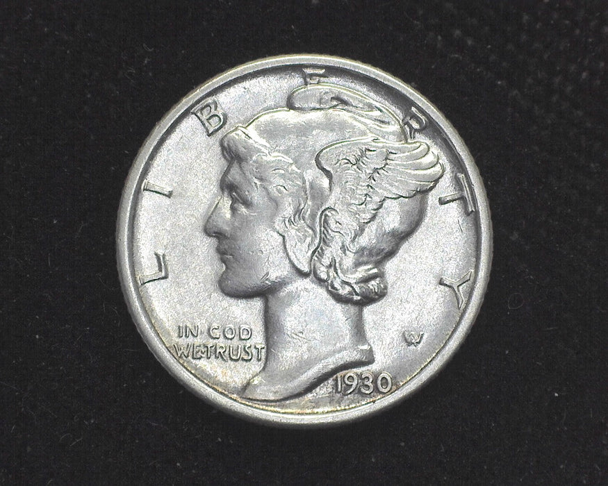 1930 S Mercury Dime XF/AU - US Coin
